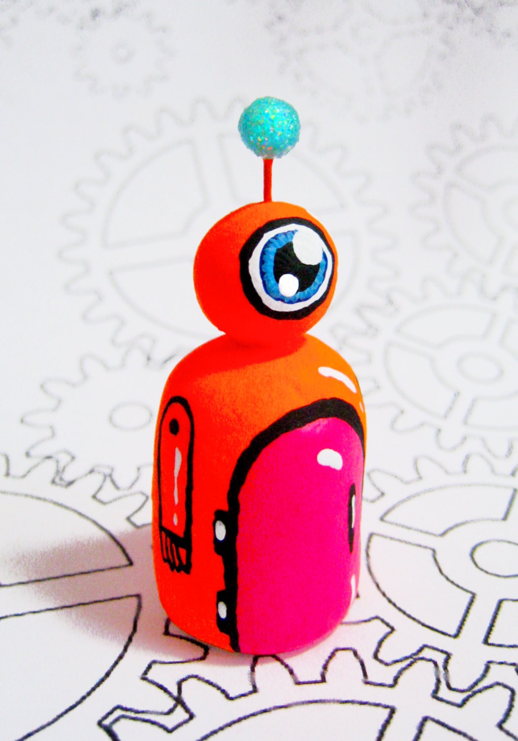 Teeny Bot 1 - Miniature Robot Sculpt