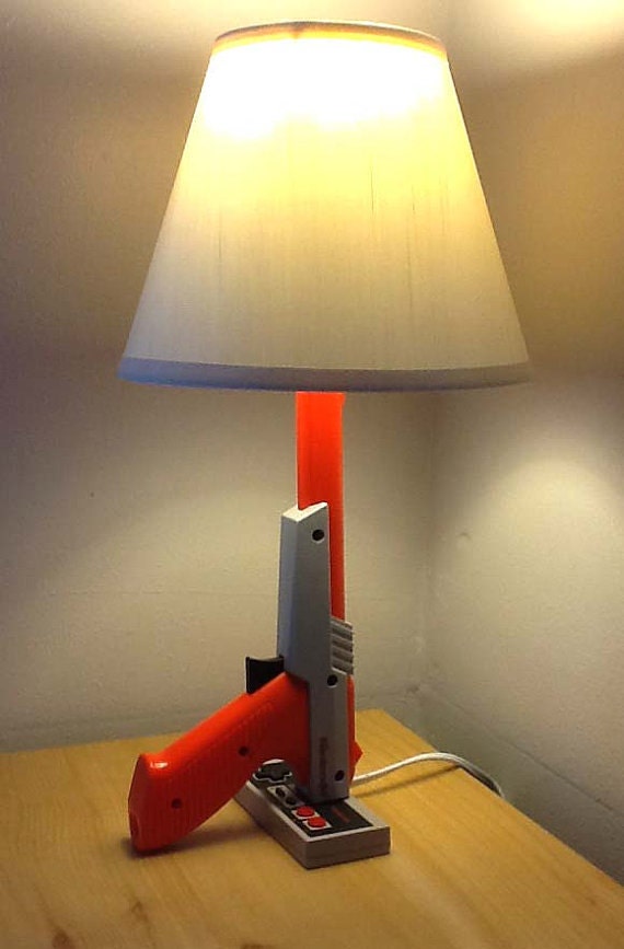 NES Nintendo Zapper lamp desk light sculpture
