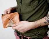 Nomad Tan Leather Coin Purse No. CP-2003