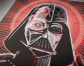 Zombie Dark Lord: Red Limited Edition 30 prints only 11x17 high resolution digital print