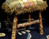 Primitive Country Branch/Twig Step Stool or Bench //  PREVIEW  //  New Listing  //  Descriptions to follow Soon