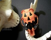 Muskrat-O-Lantern with Goofy Face 2