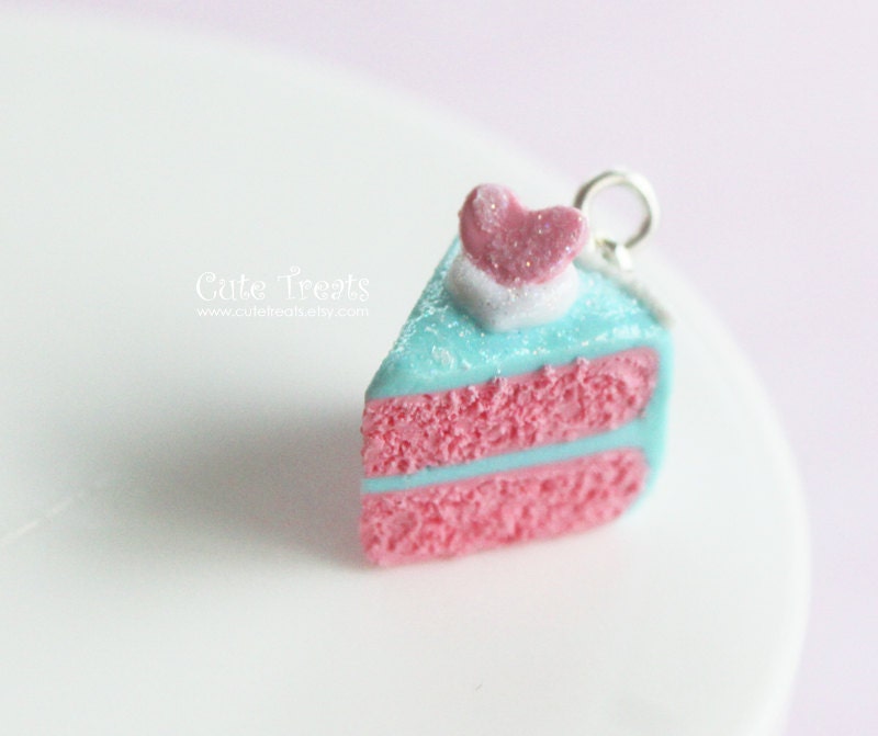 Cake Necklace - Cotton Candy
