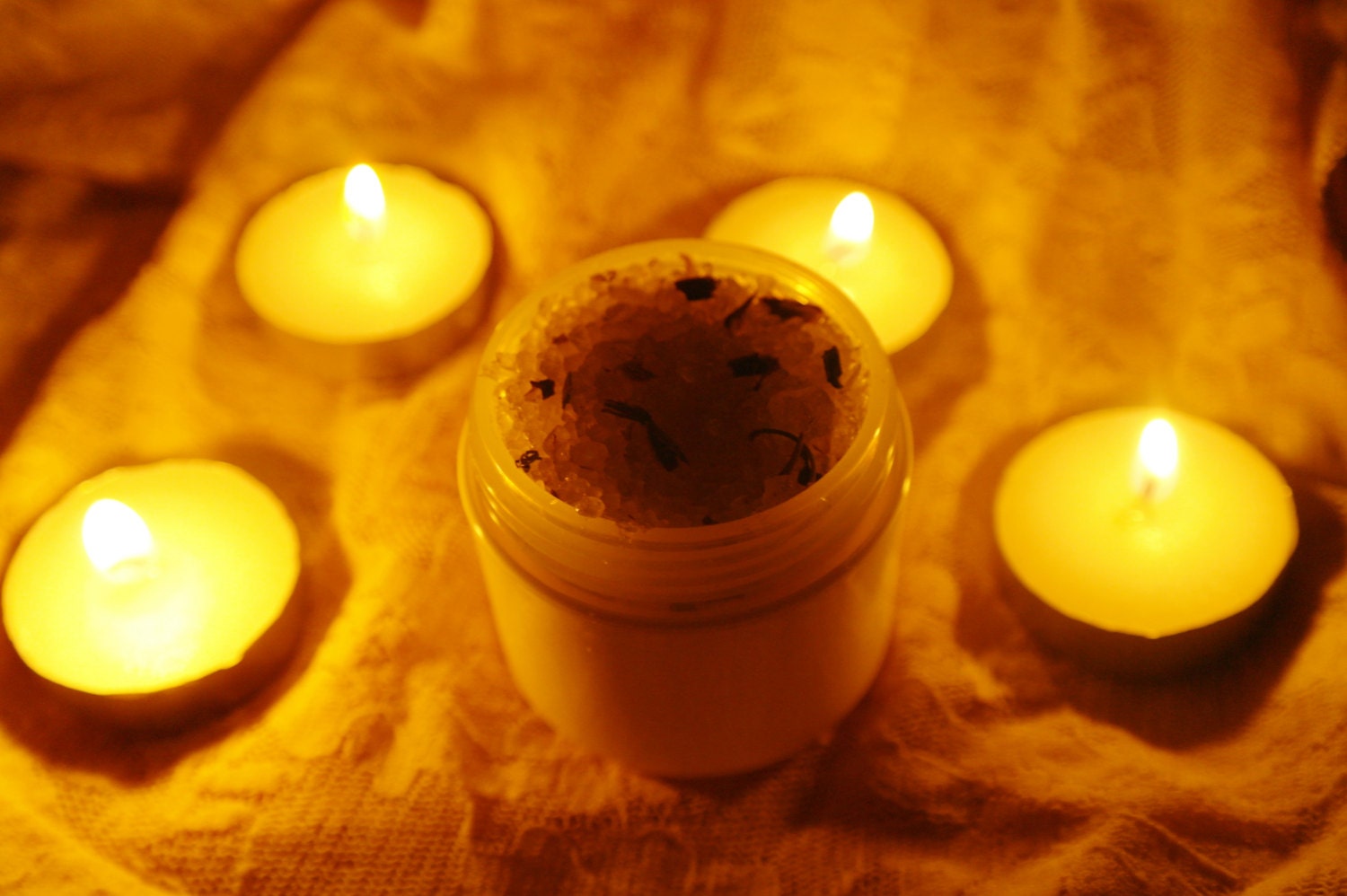 Sleeping Earth Bath Salts 1.5oz. Dead Sea Salt, Essential Oils & Dried Herbs.
