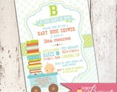 B is for Baby Book Shower Invitation - DIY Printable File Il_170x135