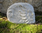 Sun And Moon Rock, Concrete Lunar And Solar Garden Statue