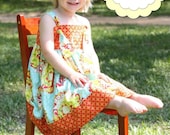 Vivian Knot Dress Sewing Pattern- Instant Download PDF Pattern and Tutorial- Livi Stitches Childrens Sewing Patterns