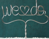 We Do With a Twist - Wedding Cake Topper