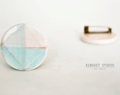 Ceramic brooch jewelry geometric pattern , geometric jewelry, brooches, ceramic jewelry, scandinavian design, viruset, round brooch, pin