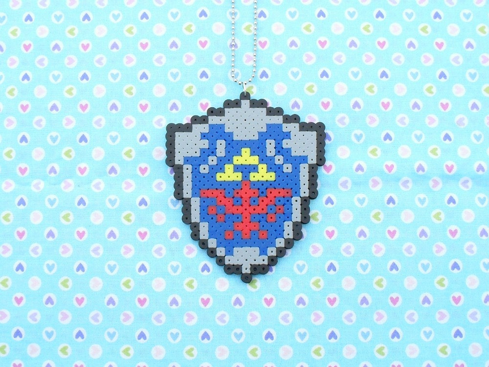 Legend of Zelda Shield Sprite Necklace