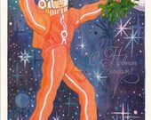 Vintage "Happy New Year" Postcard - 1980s