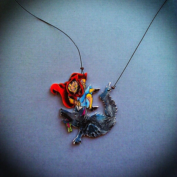 LIttle Red's Revenge Story Necklace