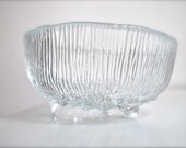 Mid Century Italian Modernist Iittala Ultima Thule Bowl by Tapio Wirkkala 1968