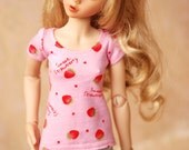 MNF Pink Sweet Strawberry Top For MSD BJD