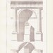 Doric Arcade with Pedestal Shadows Architecture Drawing, Vignola, Five Orders Art Print