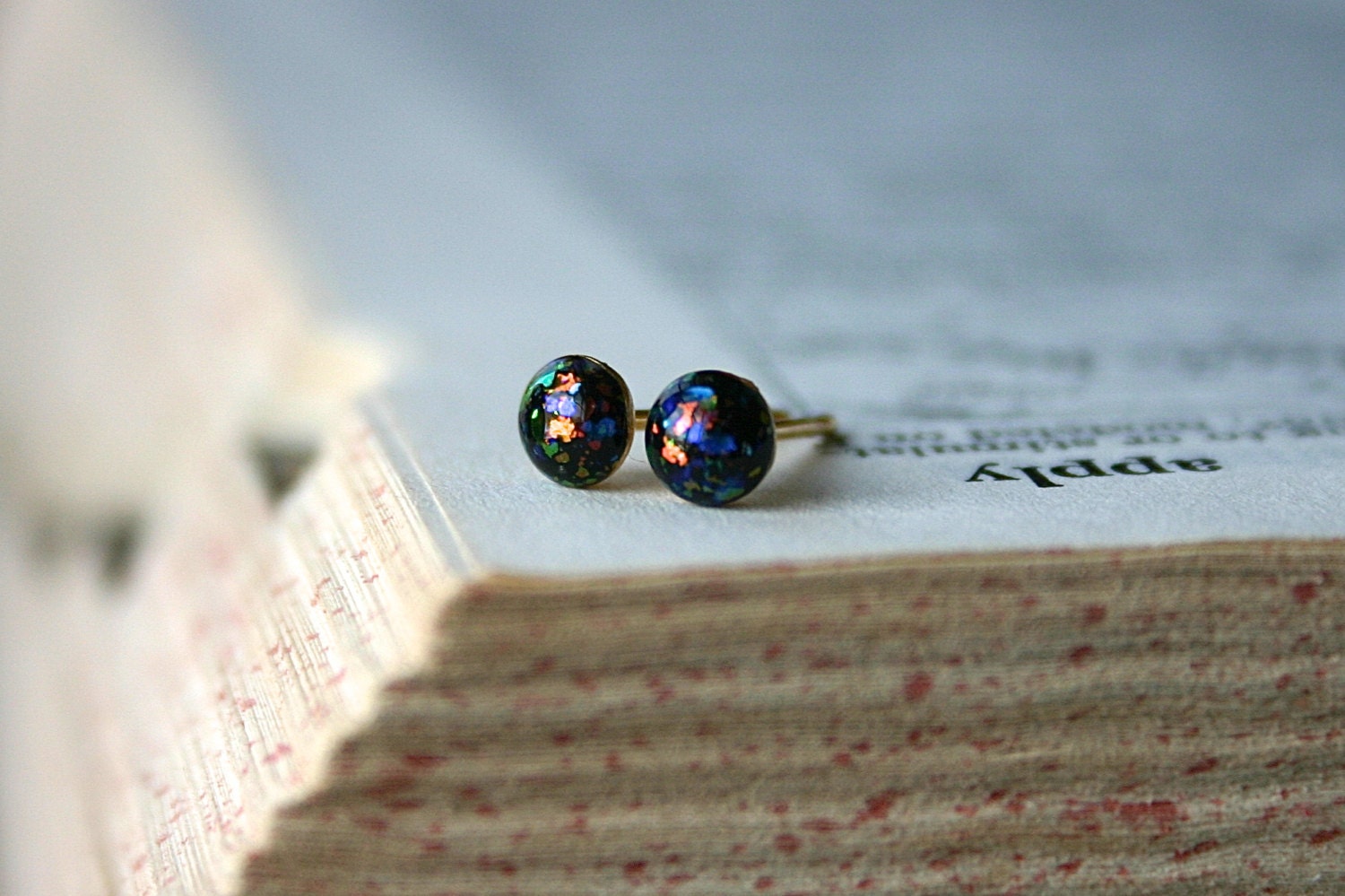 Tiny Galaxy Studs - 1.5mm-4.5mm, Seven Sizes:  Deep Space