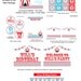 Circus Birthday Party Mini Package...Custom, Printable DIY Package
