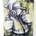 drip tactics hoakser graffiti maskedman canvas original