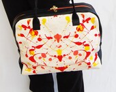 Leather bag, colorful bag, every day bag
