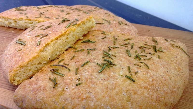 Millet Focaccia (gluten free, no dairy, no gum)