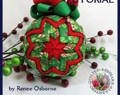 How To Make Quilted Keepsake Ornaments -  PDF Tutorial - DIY - Instant Download