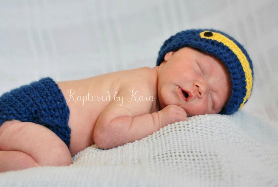 Newsboy Hat and Diaper Cover Crochet PDF Pattern