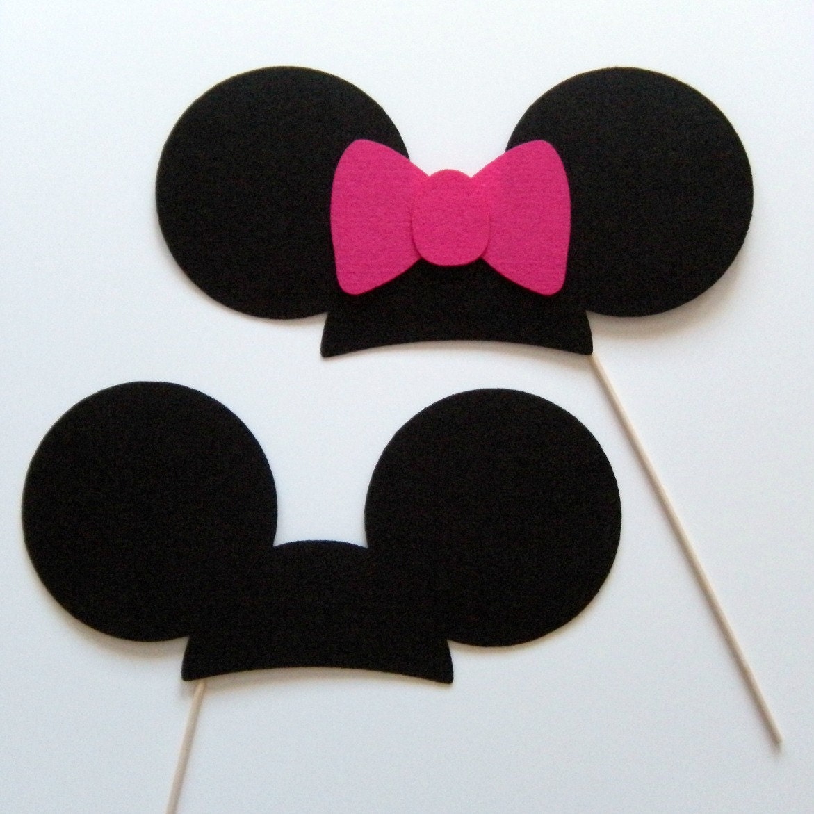 Photo Booth Prop Mickey And Minnie Ears KIT