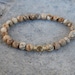Men's Stability & Balance Picture Jasper with celtic knot, Meditation mala bracelet, Energy bracelet,  Reiki charged, Free shipping
