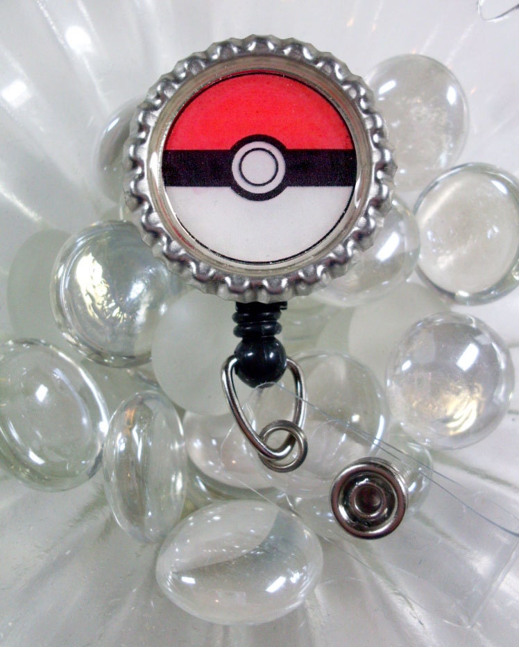 Pokemon Pokeball Black Badge Reel