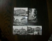 5 Vintage 1930s Postcards Scenes in Milano RPPC Unused