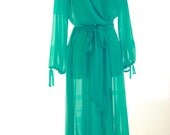 Sea Foam Green Dress from luxury store in Colorado Springs - Size6-8 Sheer