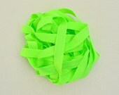 5/8" Fold Over Elastic, 10 yards, Key Lime