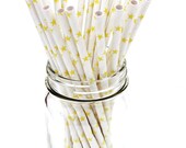 YELLOW STAR Straws- cake pop sticks- party straws- with printable flags-25 count Il_170x135