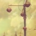 Amsterdam Photography - Travel, Retro, Fine Art Print, Whimsical, Romantic, Soft Pastels, City Street, Lantern, Cloudy Sky - Central Station