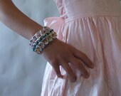 Handmade - Upcycled/ Recycled/ Repurposed Soda Tab Bracelet OOAK