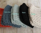 Boot Cuffs Crocheted in Shell Stitch, Choose Your Color