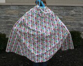 Princess Cloak - White w/ Pink, Green, Blue