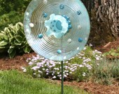 Glass Plate Garden art Yard and Sun Catchers on Etsy