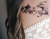 Temporary Tattoo Fox and Squirrel