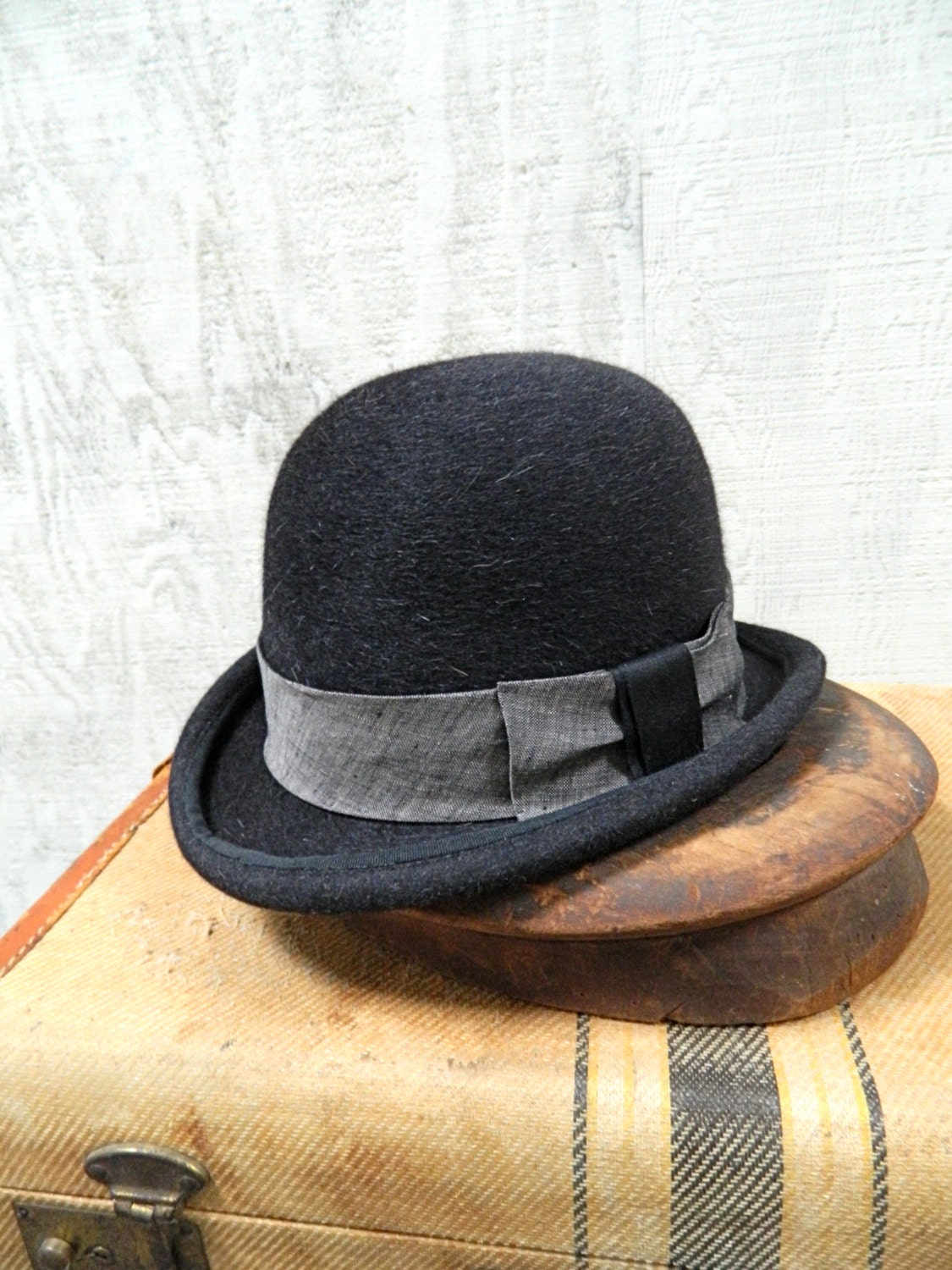Exquisite Mens Hand Blocked Bowler Hat