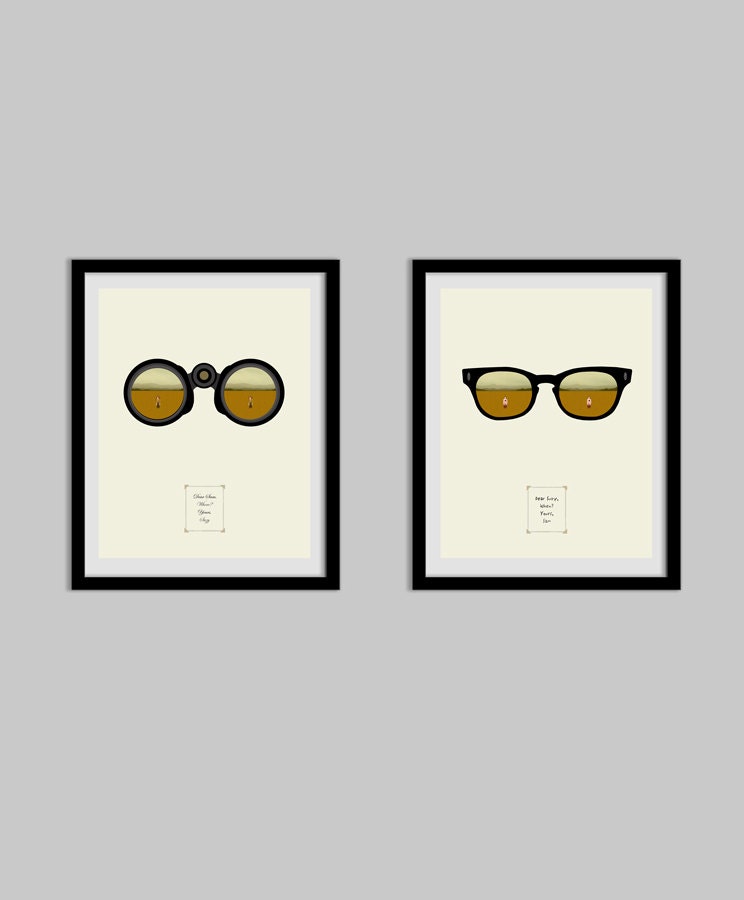 Moonrise Kingdom - Sam and Suzy - 2 11x14 Posters - quotes, moonrise kingdom, wes anderson, bill murray, movie poster, art, decor
