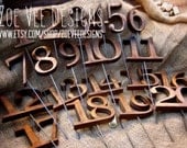 Rustic Wooden Table Numbers For Wedding and Reception Decor. Numbers 1-30