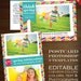 Postcard Template - Photography Marketing Template -  PSD TIF Rainbow MiniSession Postcard Announcement Flyer Photoshop Mini Sessions