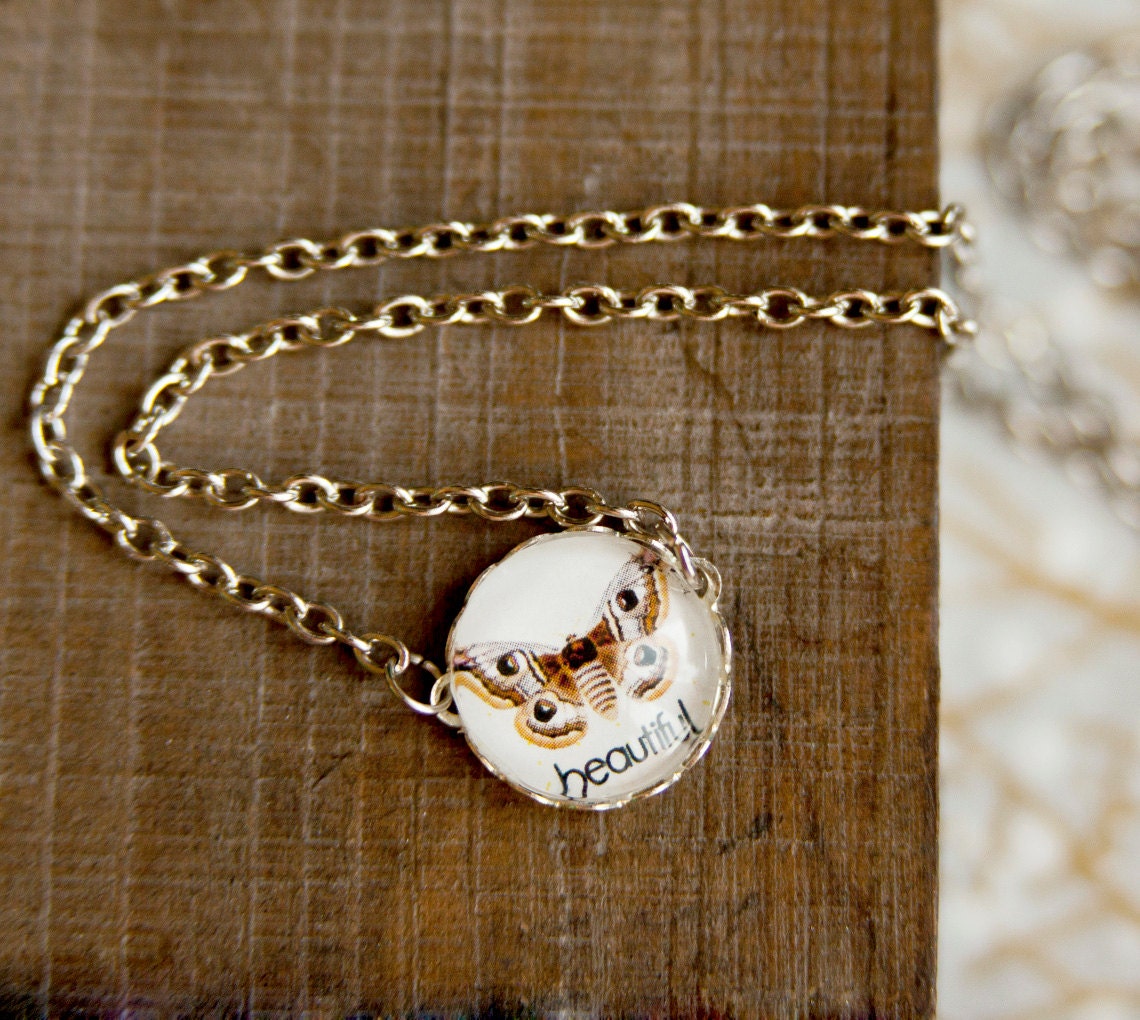 Beautiful butterfly tiny necklace - Free Worldwide Shipping - Gift for her under 20 USD