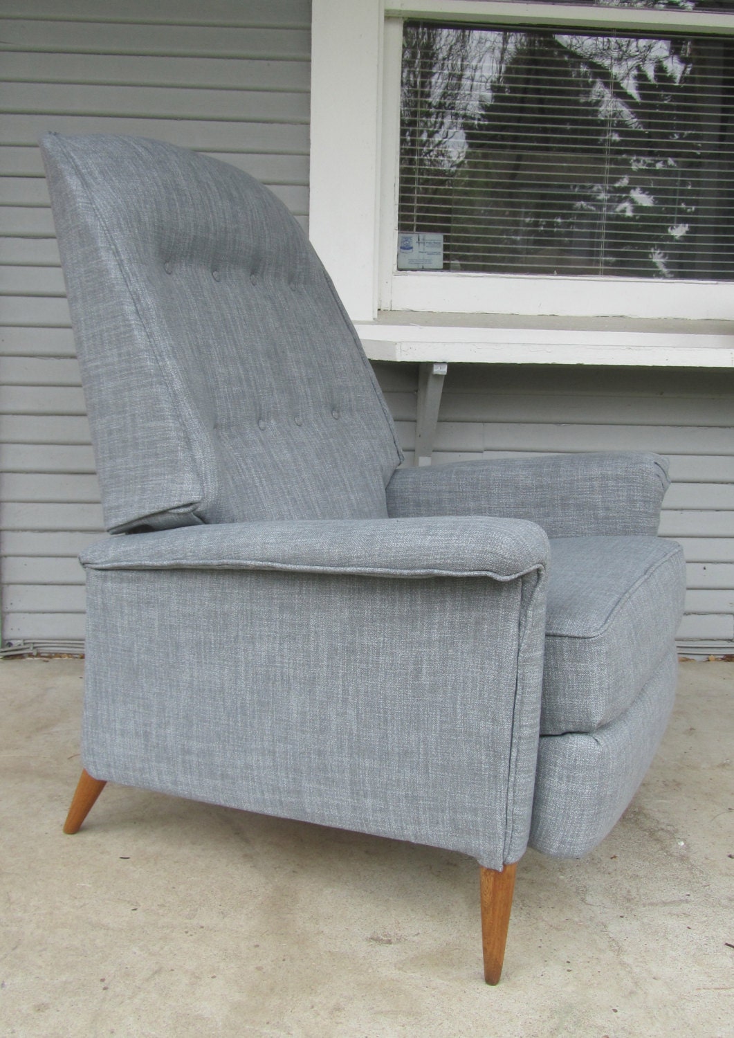 Mid Century Recliner - Reupholstered