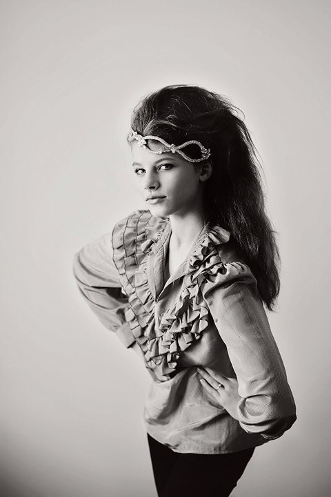 wedding, bridal headband tiara, Lady Liesl bidal headband tiara