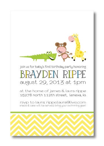 Printable Kids Birthday Invitation