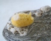 Needlefelted nudibranch, sea lemon, felted animal