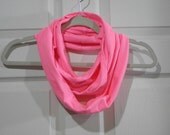 Neon Pink Infinity Scarf