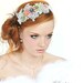 My Colourful Cyndi headband - Shimmering hair piece with colourful flowers, crystals, sequins, lace and pearls